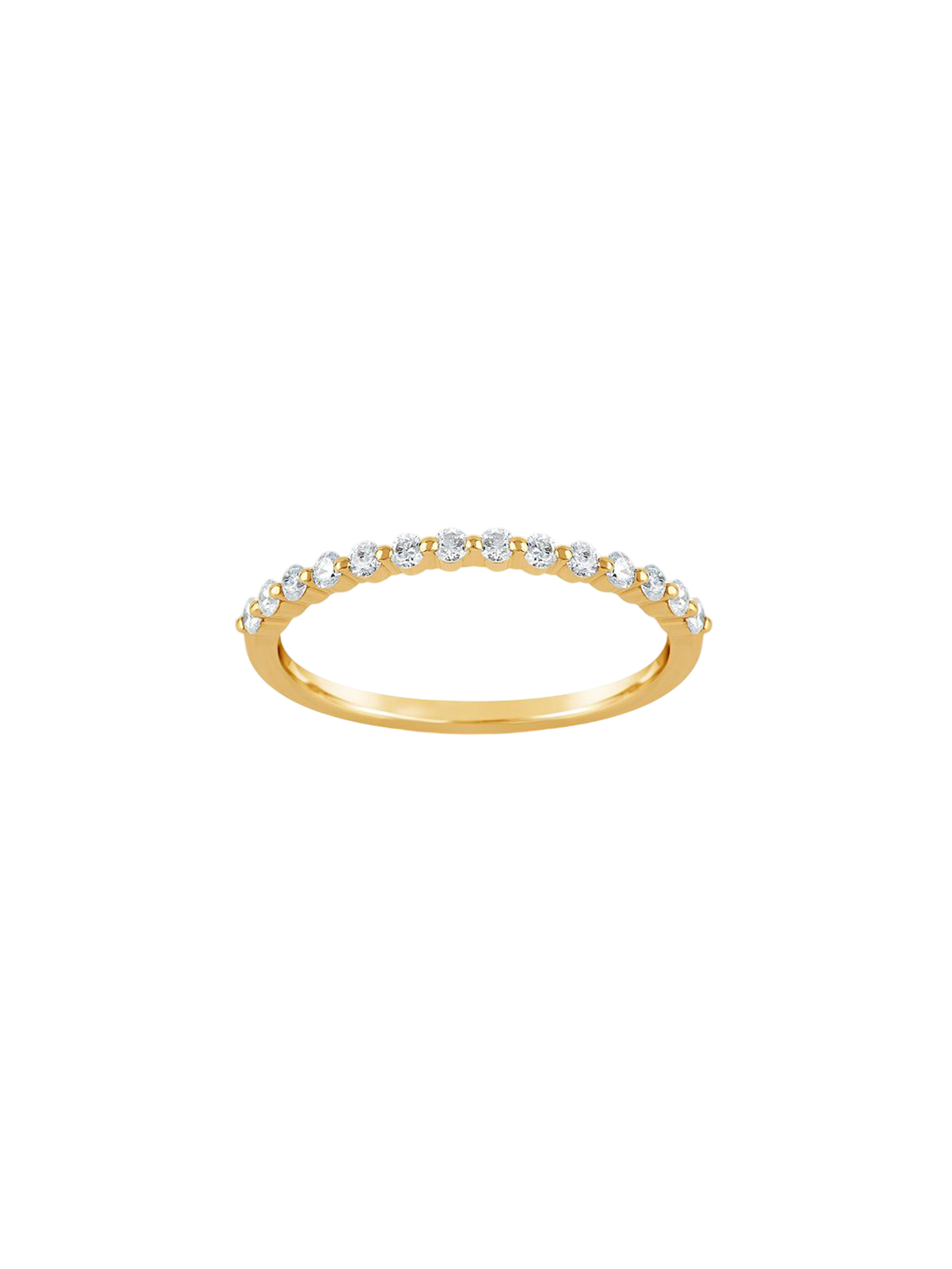 Sweet pea diamond half eternity ring